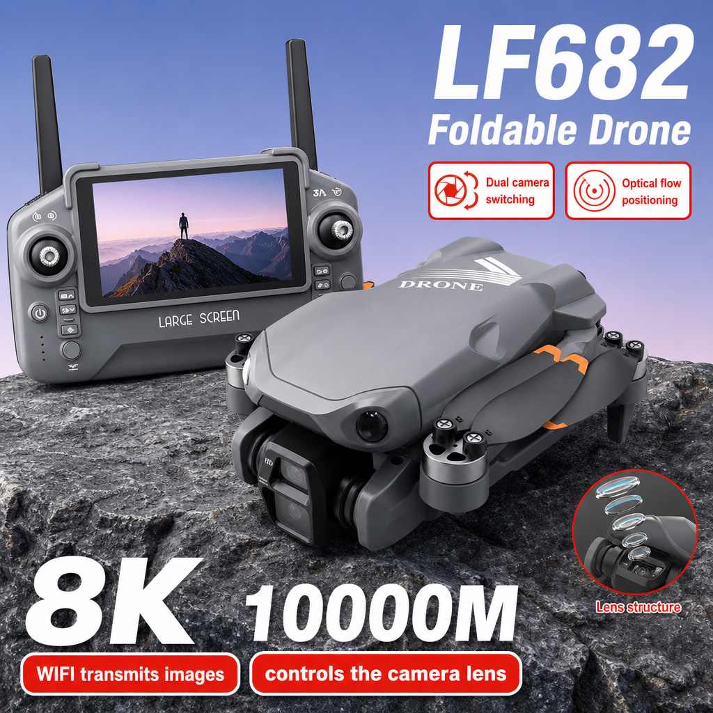 Rc Helicopter Electric - Aerial Photo LF682 Drone 8K HD