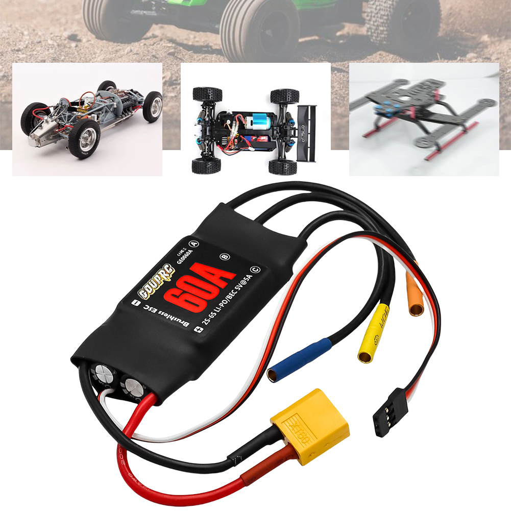60A Brushless ESC 2-6S Electri - огляд і ціна Rc Helicopter Electric