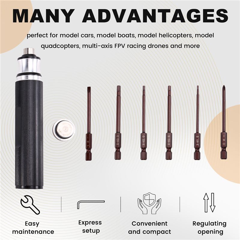 AEE7-6-In-1 Hex Screwdriver 1. - огляд і ціна Rc Helicopter Tool Kit