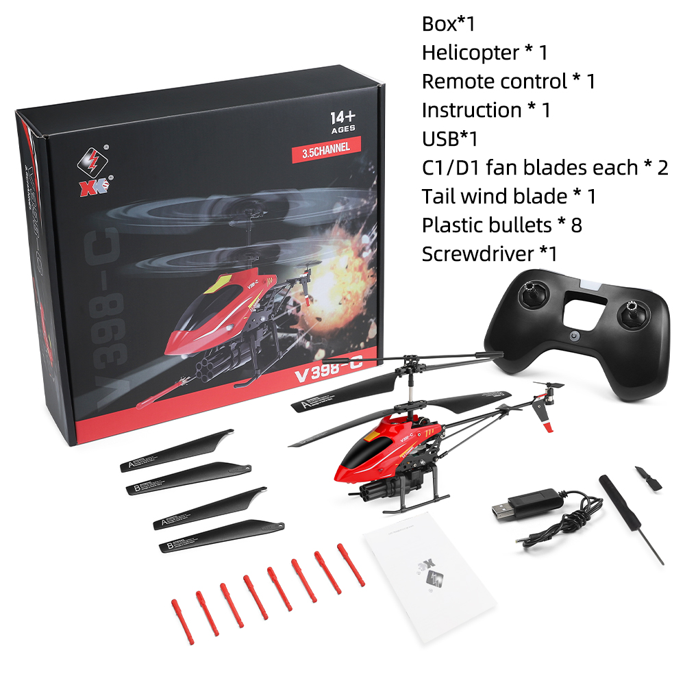Wltoys RC Helicopter V398-C Pl - огляд і ціна Rc Helicopter Gyro