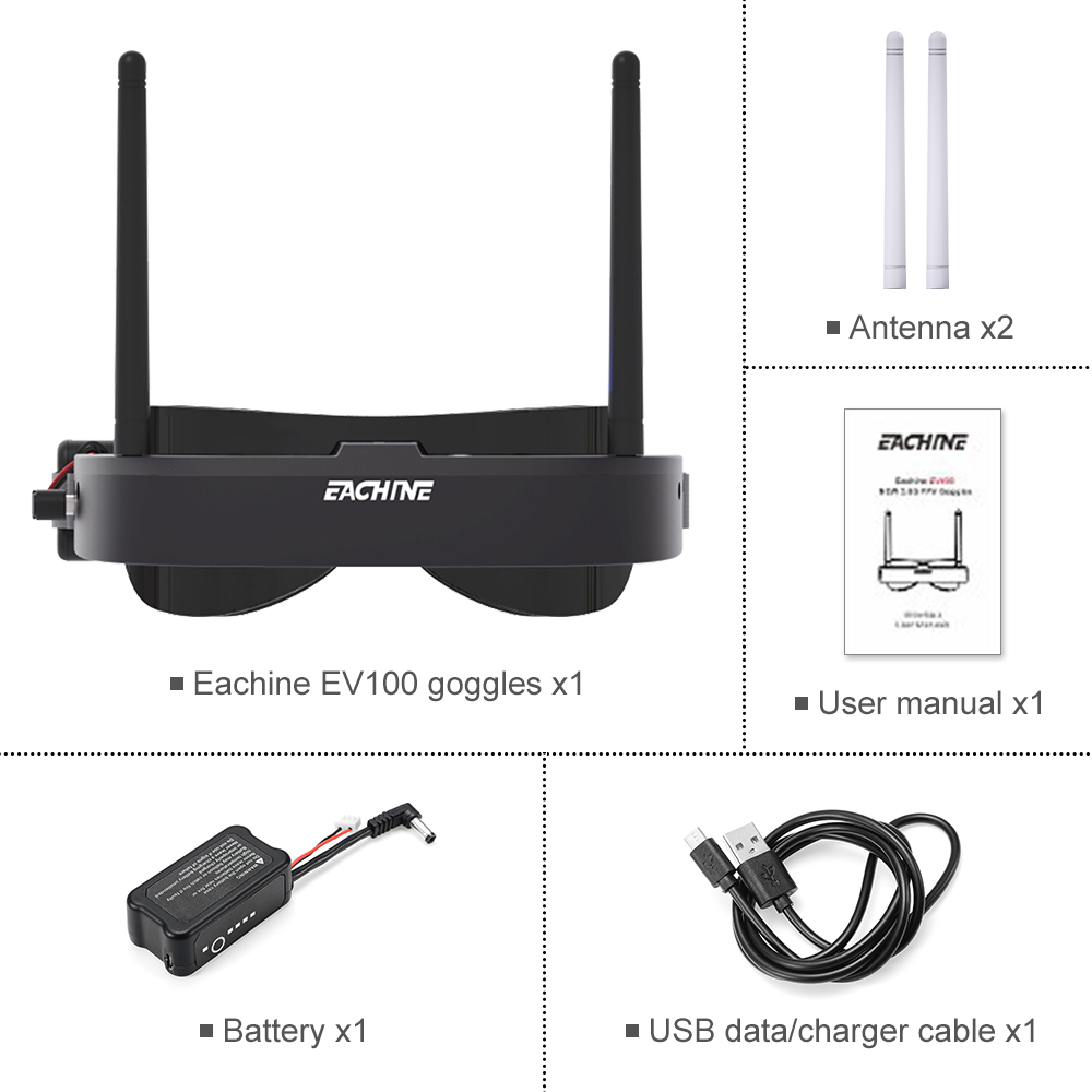 Eachine EV100 720*540 5.8G 72C - огляд і ціна Rc Helicopter Case