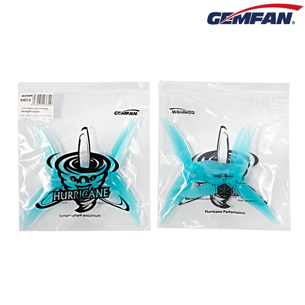 10Pairs (10CW + 10CCW) Gemfan  - огляд і ціна Rc Helicopter Parts