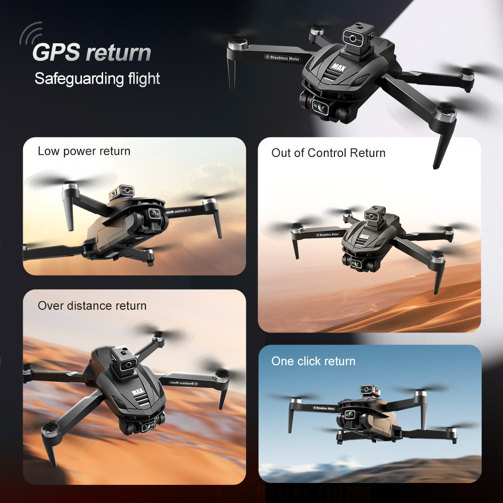V168 PRO Max GPS Drone 8K Prof - огляд і ціна Rc Helicopter Electric