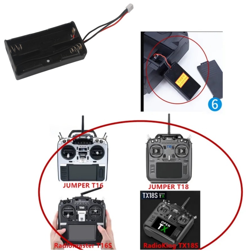RadioMaster TX16S 2S 18650 Bat - огляд і ціна Rc Helicopter Case