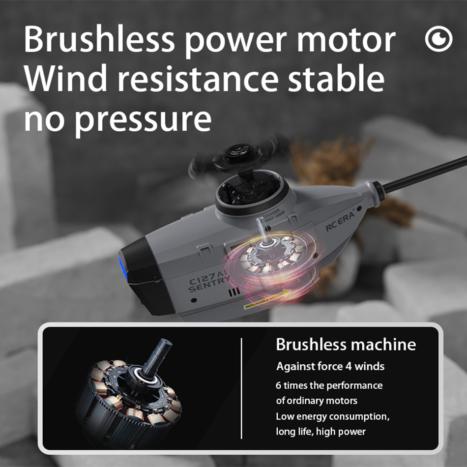 RC ERA C127 AI Sentry Mini Bru - огляд і ціна Rc Helicopter Single Rotor