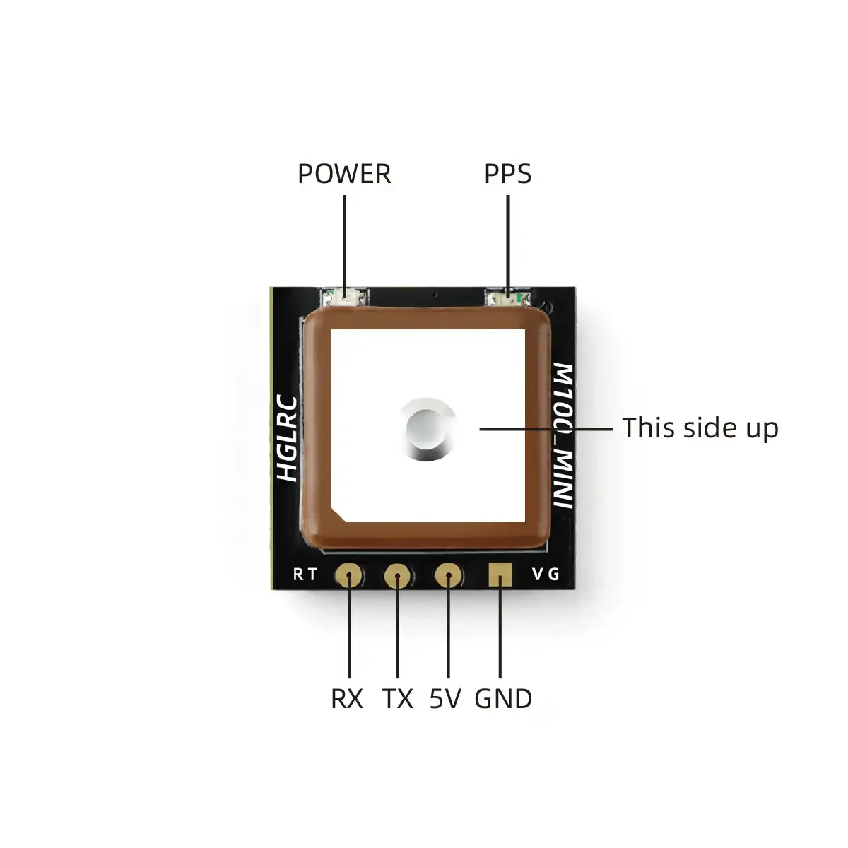 HGLRC M100 Mini GPS Module M10 - огляд і ціна Rc Helicopter Mini