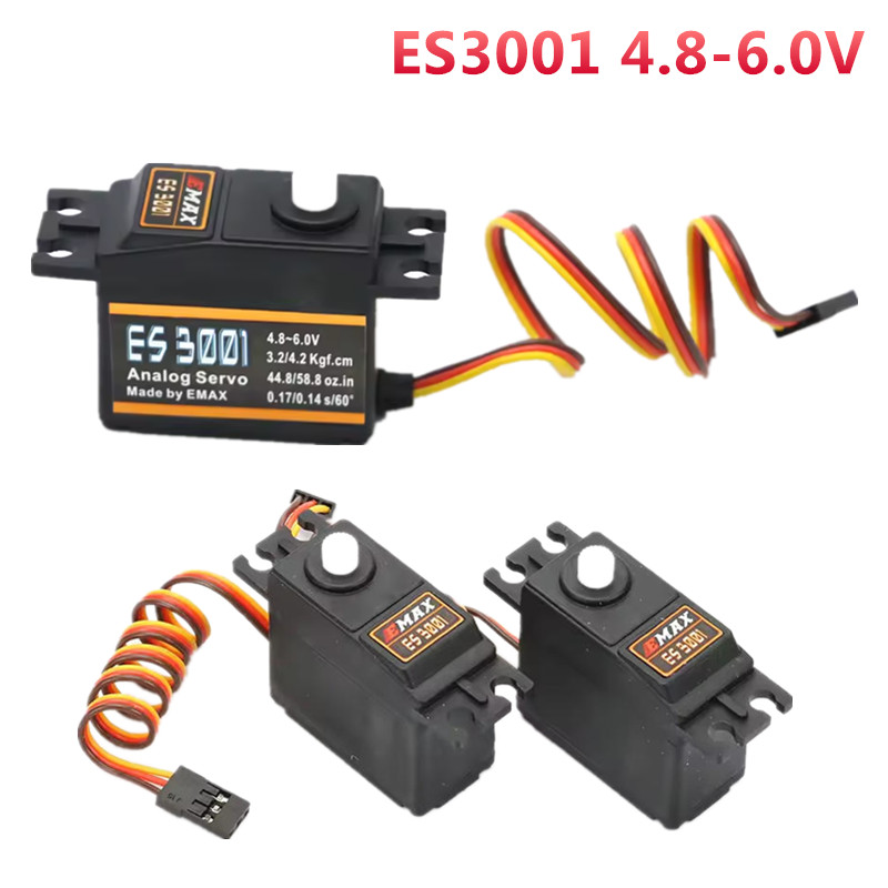 1/4PCS EMAX ES3001 4.8-6.0V 37 - огляд і ціна Rc Helicopter Parts