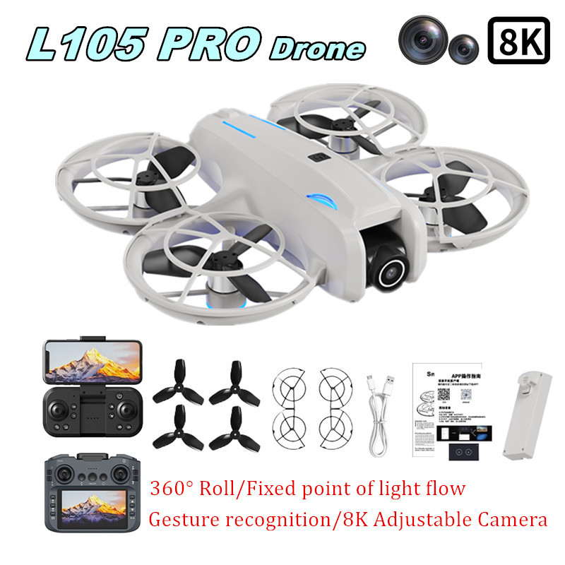 L105 PRO Drone Duel 8k Lens Fu - огляд і ціна Rc Helicopter Charger